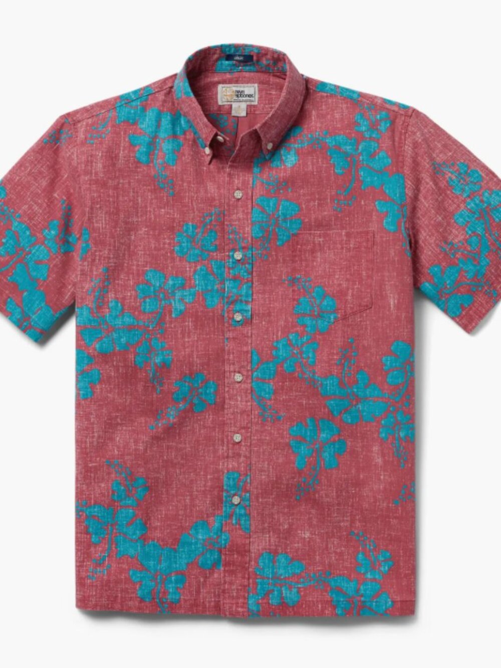 Reyn Spooner 50th State Flower Short Sleeve Button-Down Hawaiian Shirt Men’s M